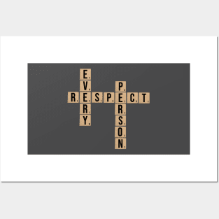 Scrabble - Respect Every Person Posters and Art